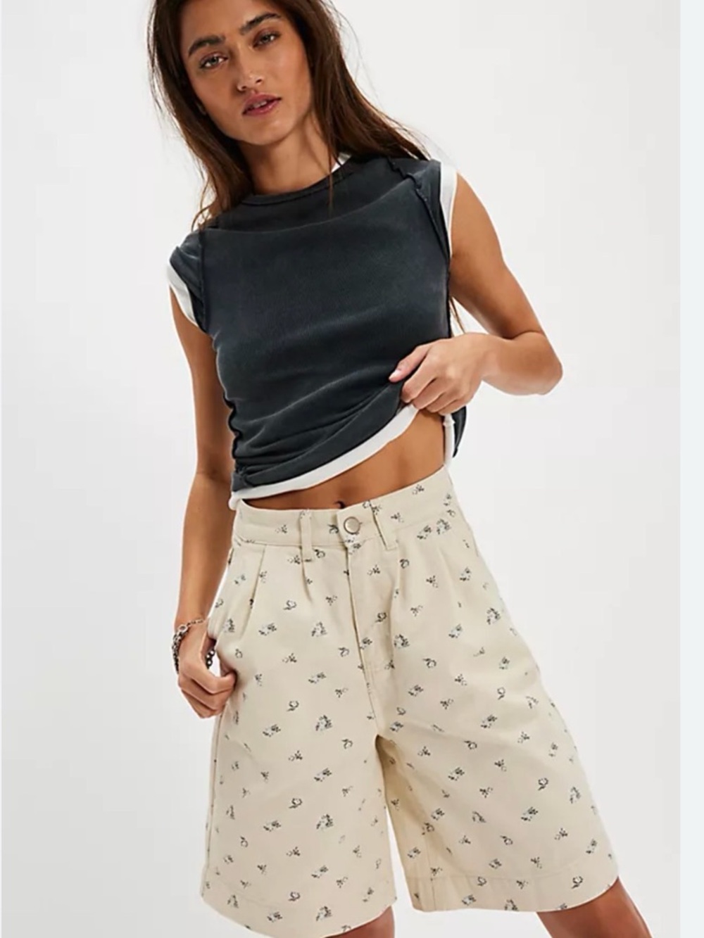 Damson Madder x Free People Nova Jorts Size 12 New